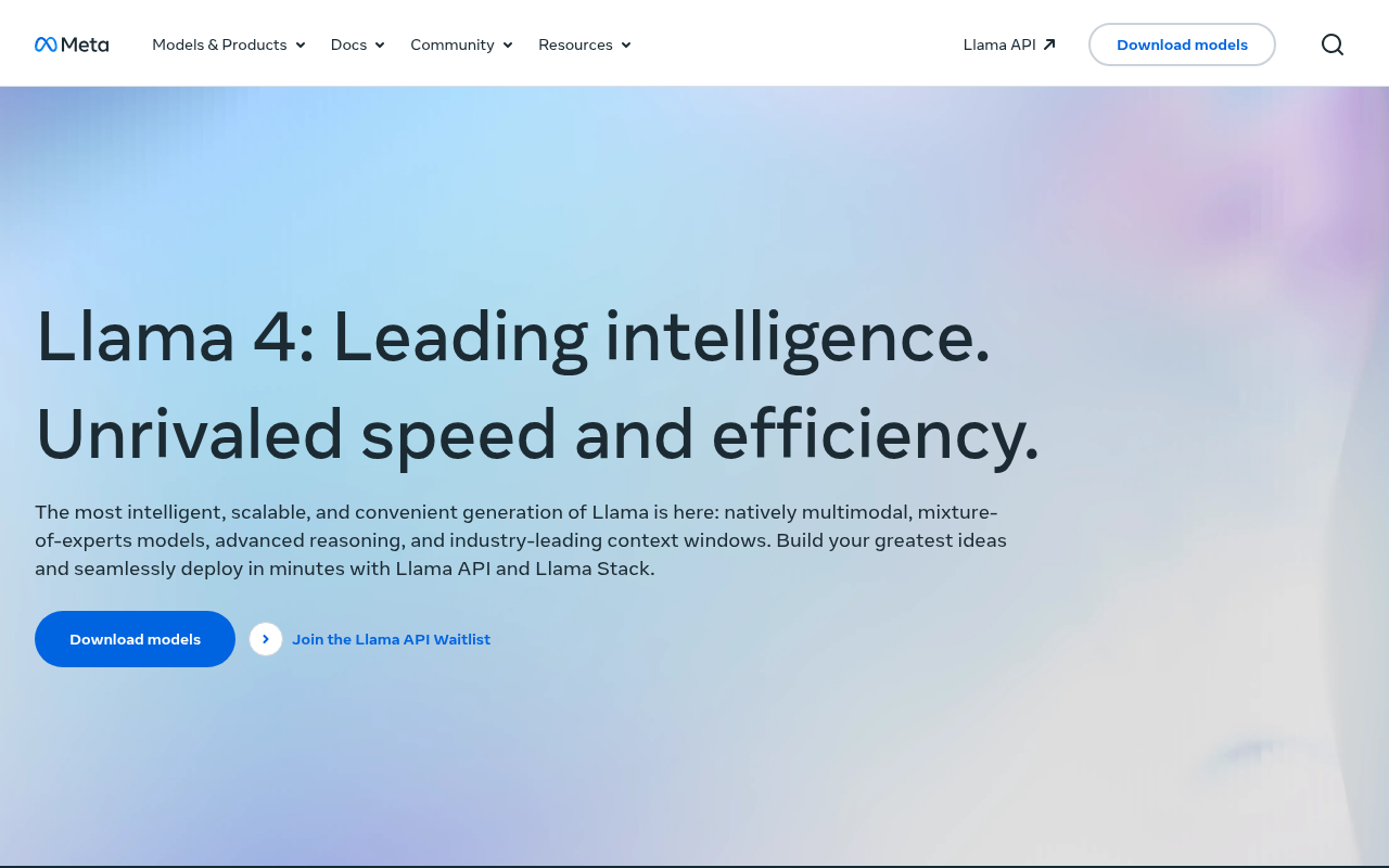Screenshot of Llama.com: Demystifying Website Errors & User Guidance