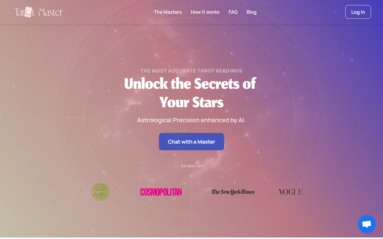 Screenshot of Tarot Master AI: Your Personalized Psychic Reading Experience