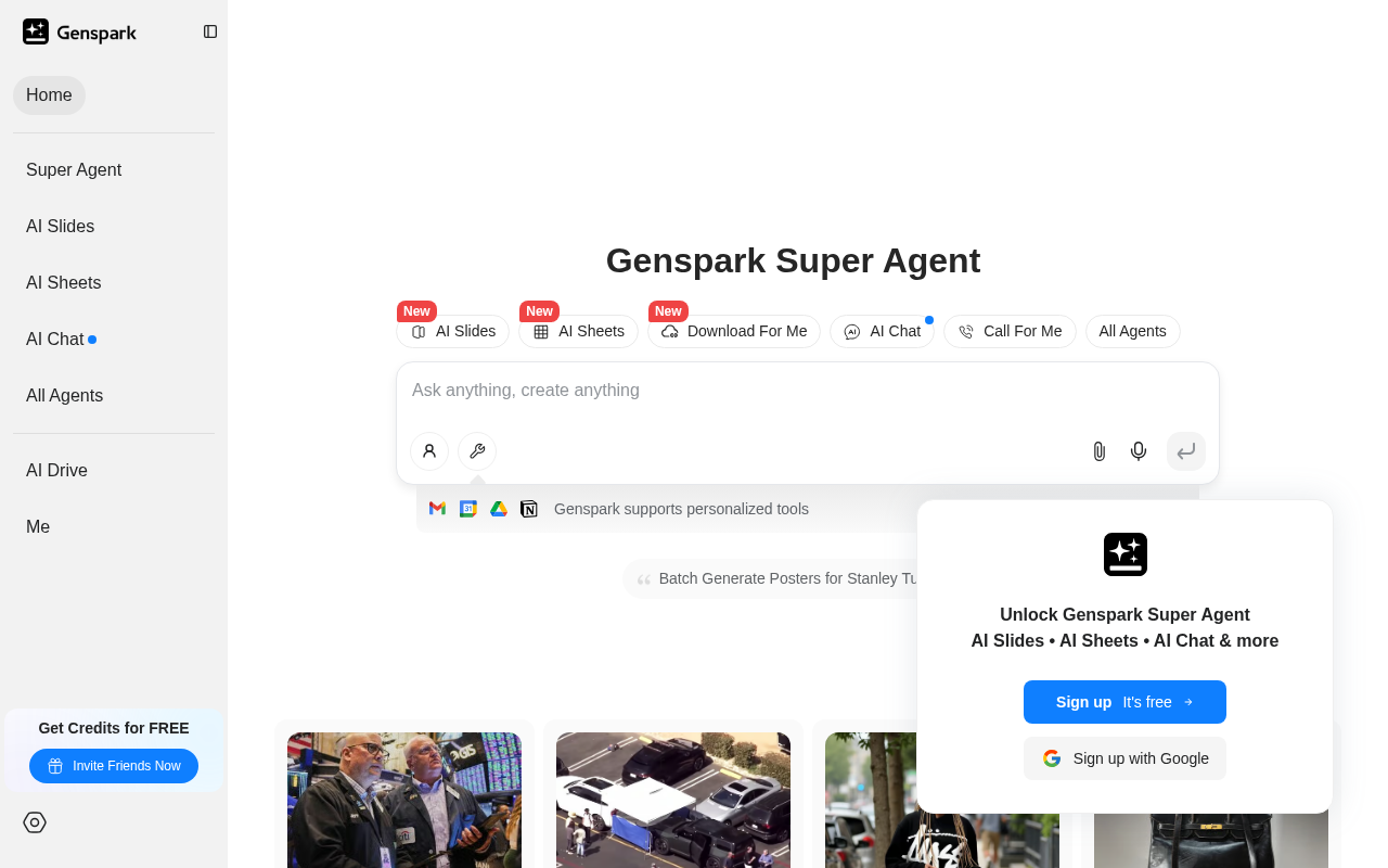 Screenshot of GenSpark AI: Supercharge Your Productivity with AI-Powered Automation