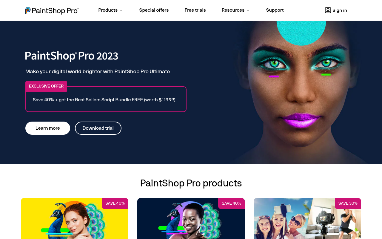 Screenshot of PaintShop Pro Review: Powerful Photo Editing for Everyone