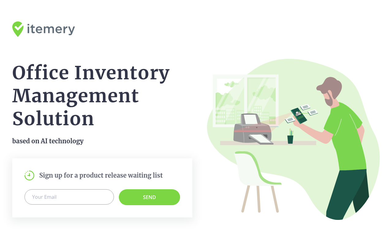 Screenshot of Itemery: Streamline Your Office Inventory with AI-Powered Simplicity