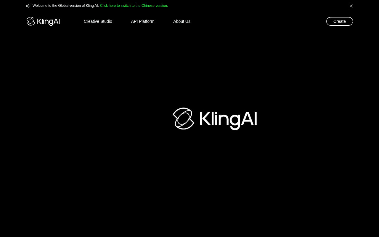 Screenshot of Kling AI: Unleash Your Creativity with AI Image and Video Generation