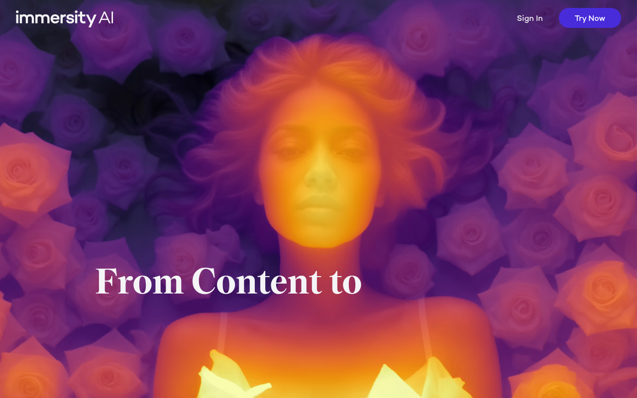 Screenshot of Immersity AI: Transform Photos & Videos into Stunning 3D Experiences