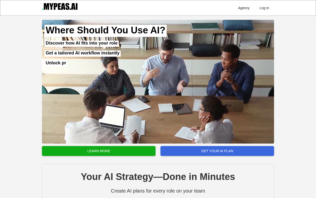 Screenshot of MYPEAS.AI: Your AI Workflow Automation Powerhouse