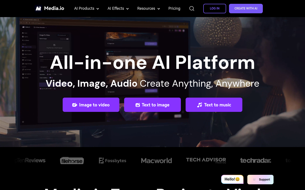 Screenshot of Media.io Review: AI-Powered Video Editing & Creation for Everyone