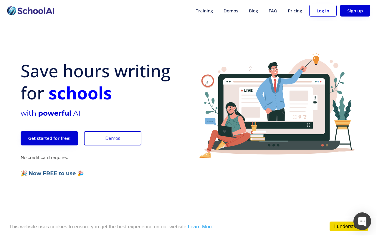 Screenshot of SchoolAI: AI-Powered Productivity for Educators