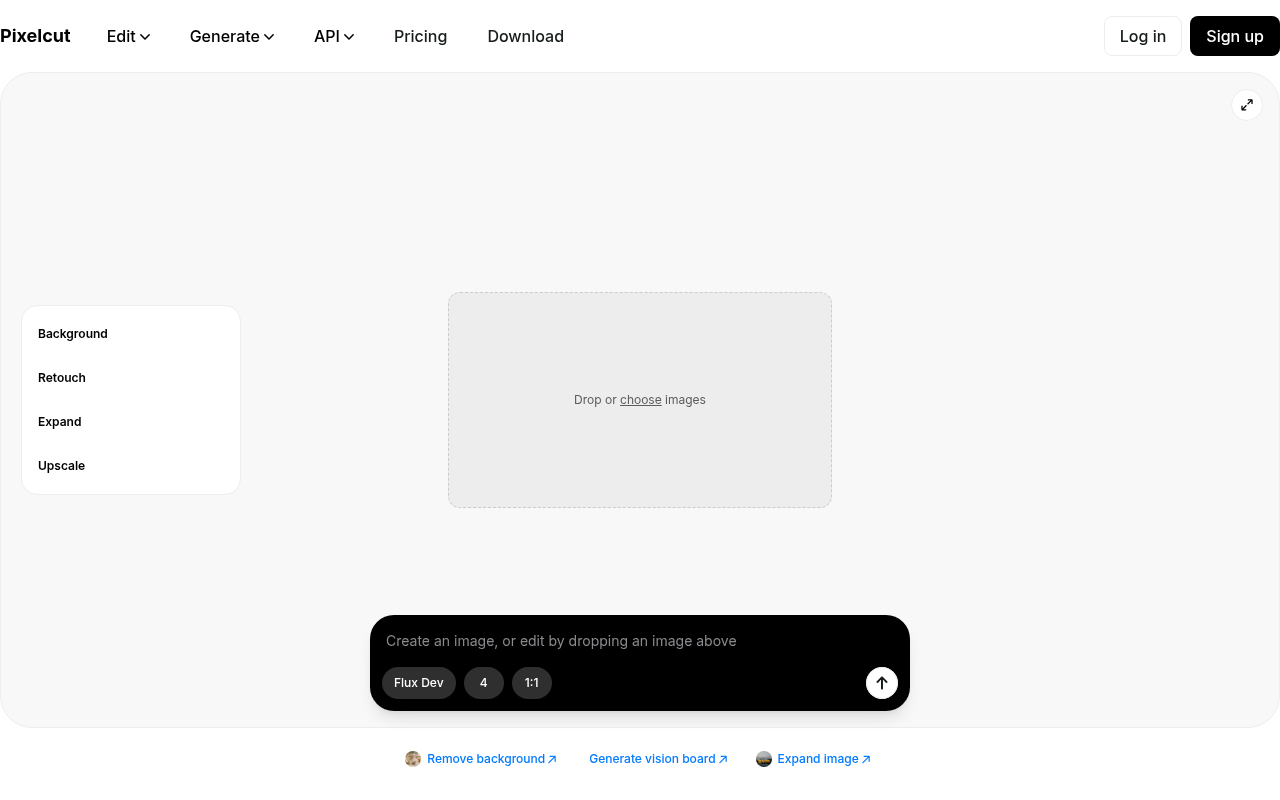 Screenshot of Pixelcut AI: Effortless Photo Editing for Stunning Visuals