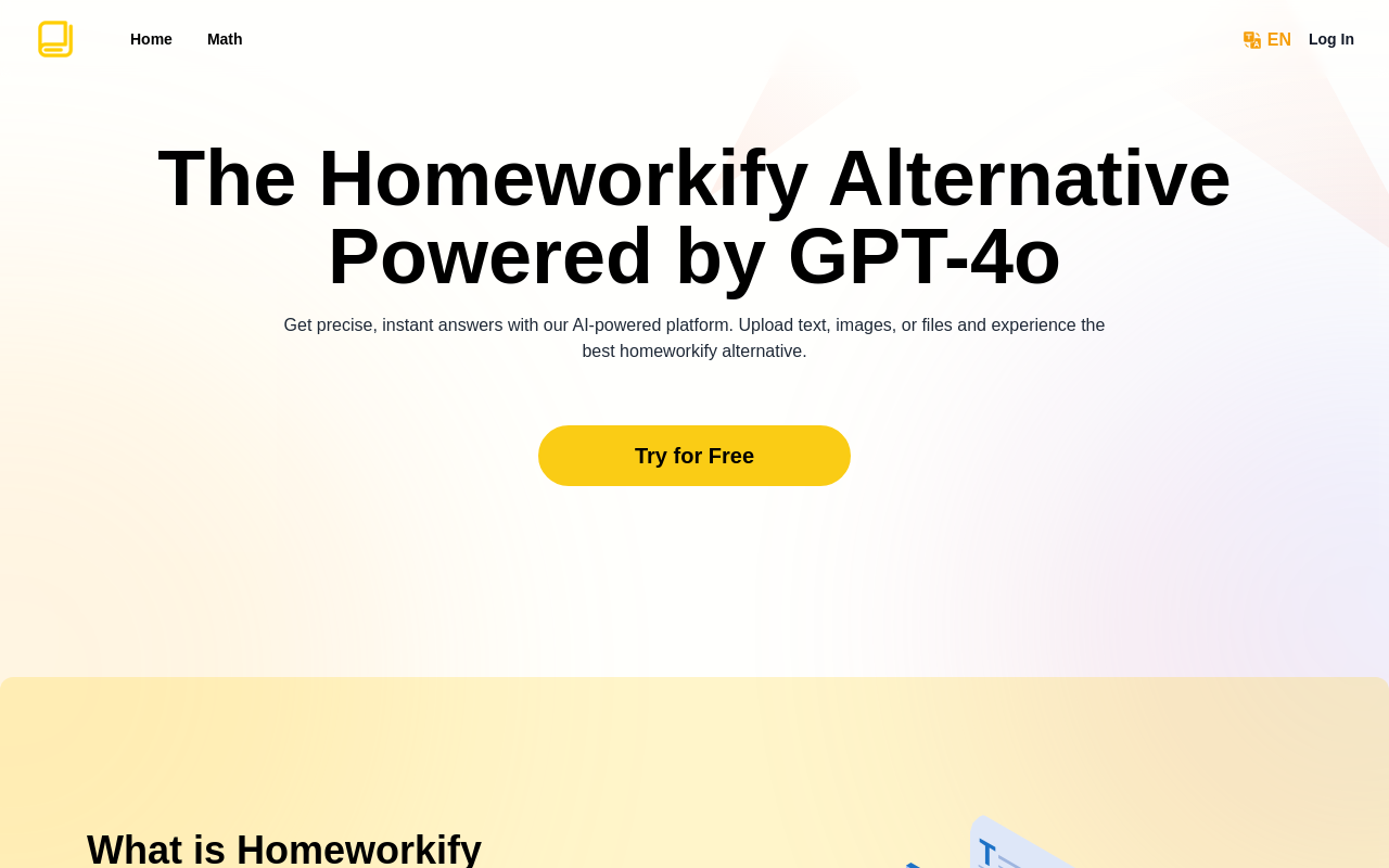 Screenshot of Ace Your Homework with AI: A Review of Homeworkify.im