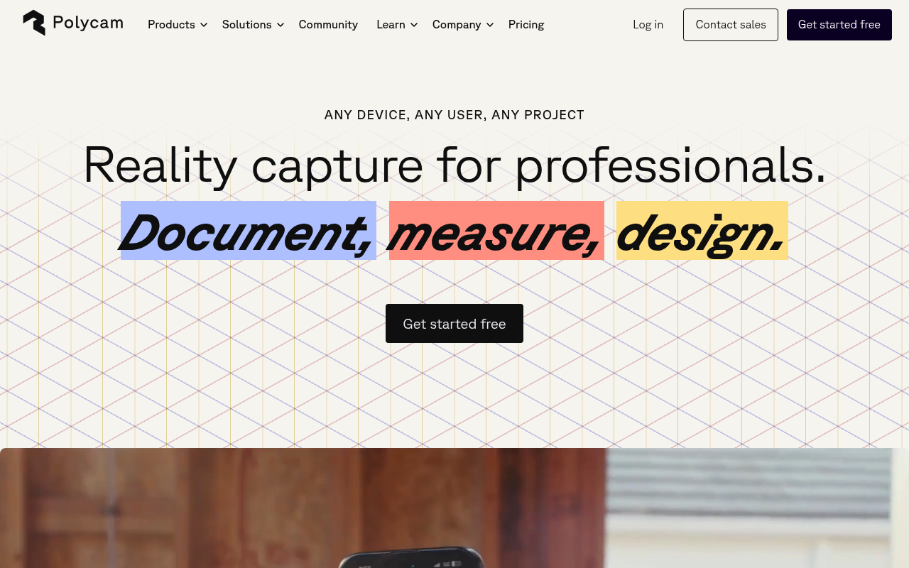 Screenshot of Polycam: 3D Scanning and Modeling Made Easy
