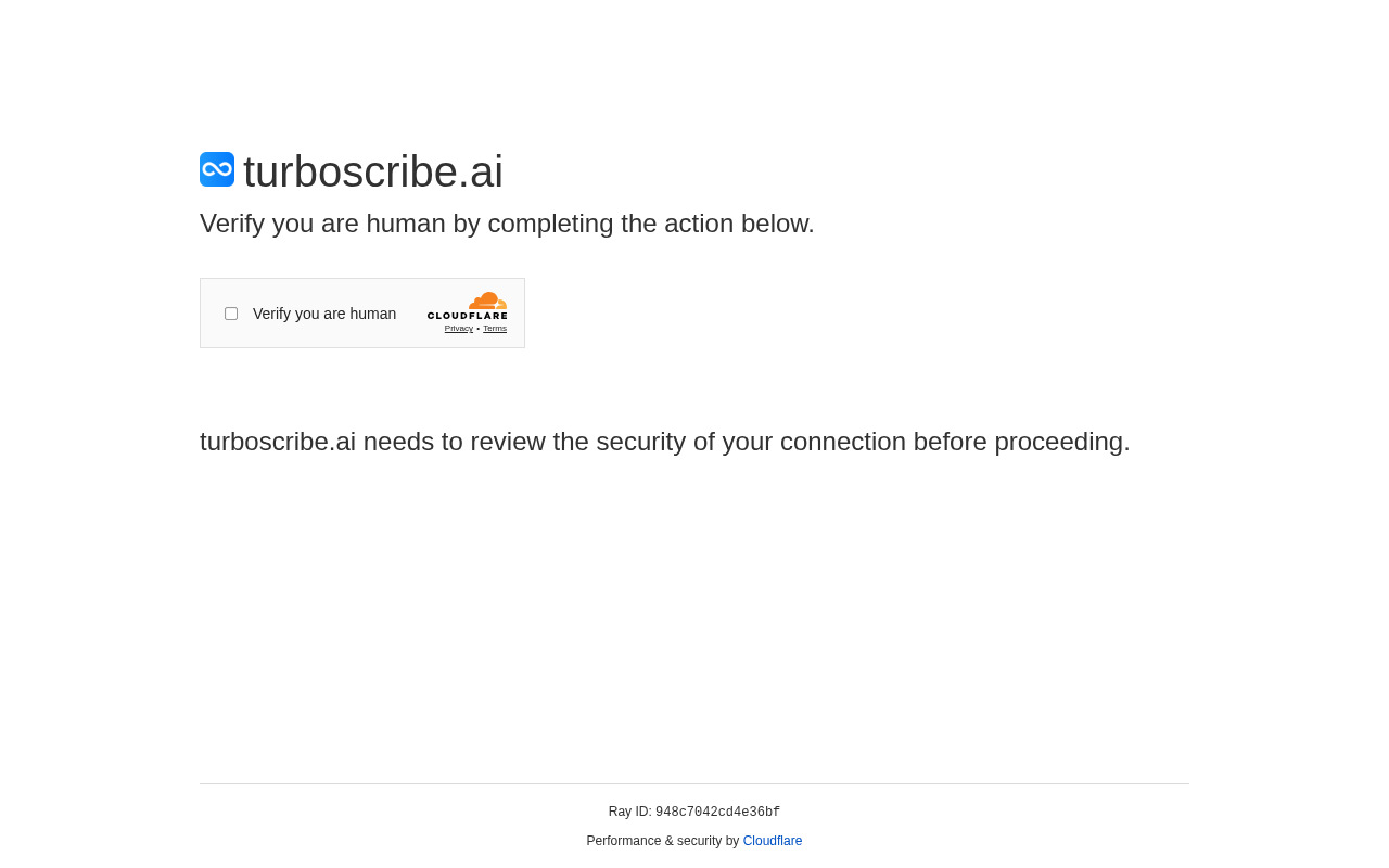 Screenshot of TurboScribe AI: The Ultimate Transcription Tool Review