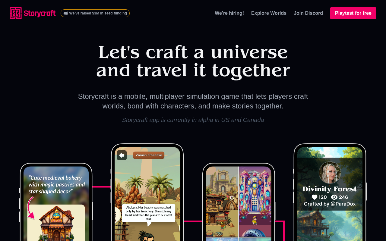 Screenshot of Storycraft: Create and Explore AI-Driven Game Worlds