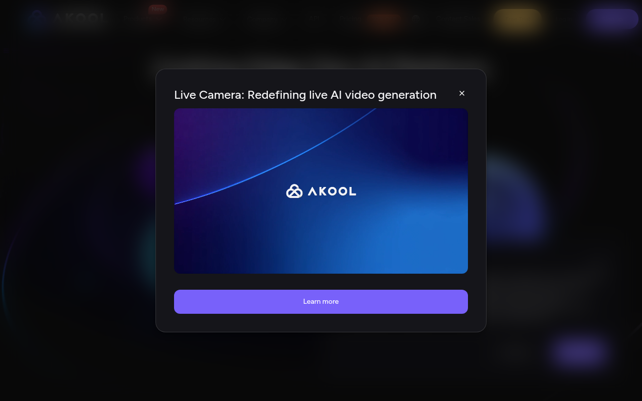 Screenshot of AKOOL: AI-Powered Personalized Video Marketing for Business Growth