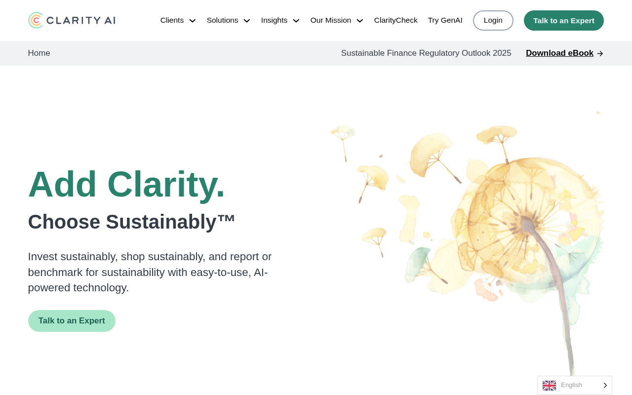 Screenshot of Clarity AI: Revolutionizing Responsible AI Adoption