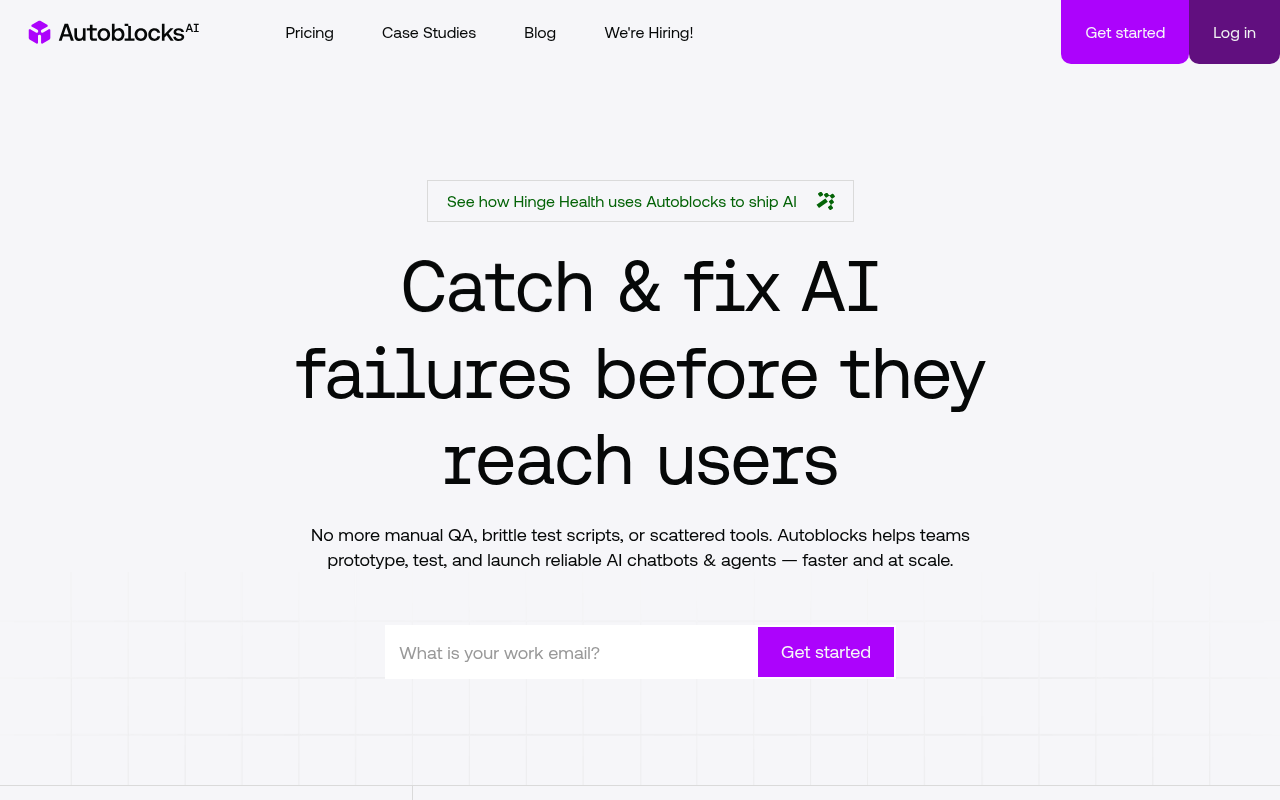 Screenshot of Autoblocks AI: The All-in-One Platform for Building Reliable AI Applications