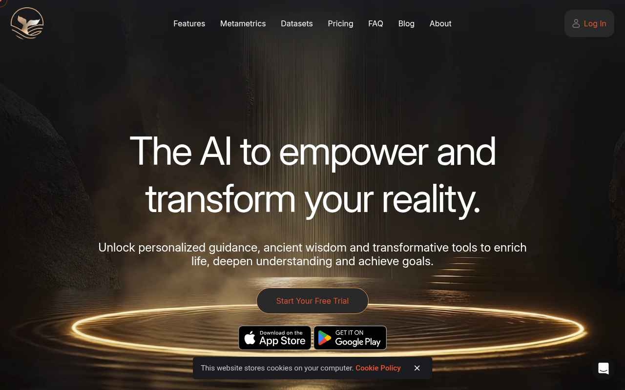 Screenshot of Sibyl AI: Your AI-Powered Guide to Spiritual Wellness