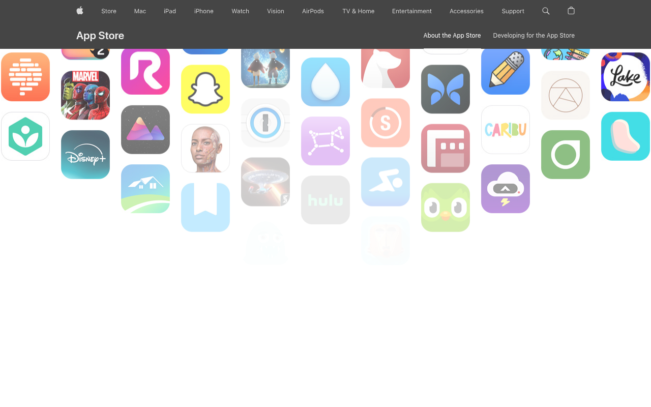 Screenshot of Apple App Store: Your Gateway to Millions of Apps
