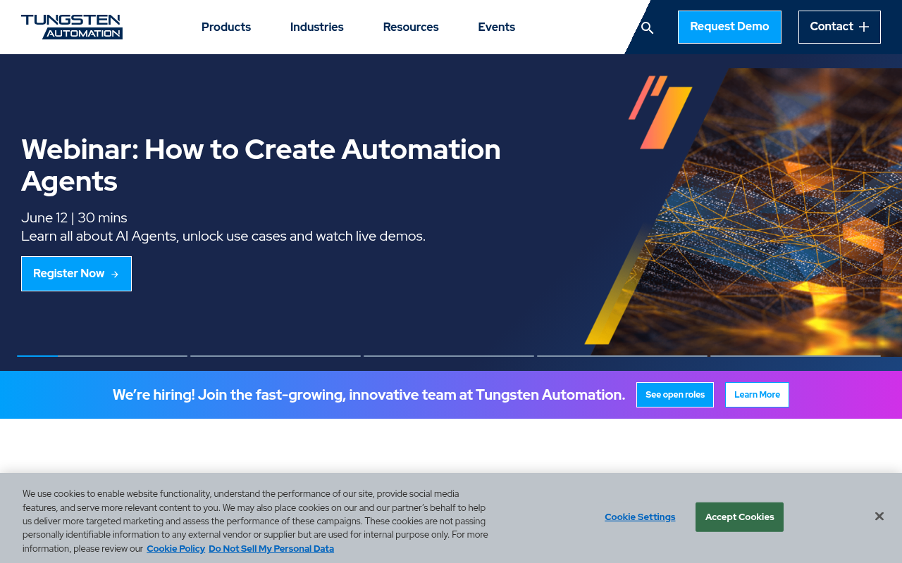 Screenshot of Kofax: Streamline Your Document Management with AI