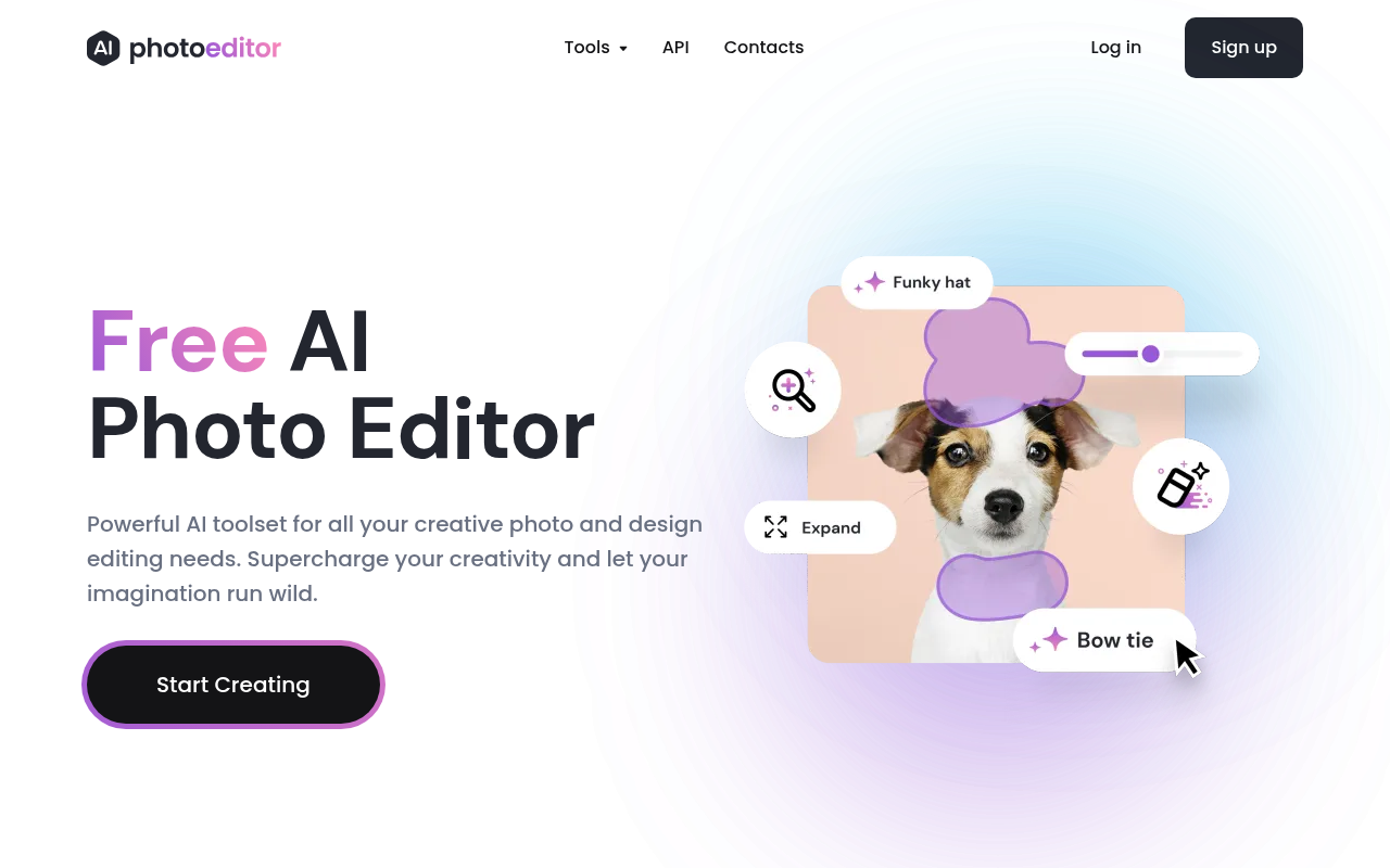 Screenshot of PhotoEditor.ai: Effortless AI Photo Editing Online