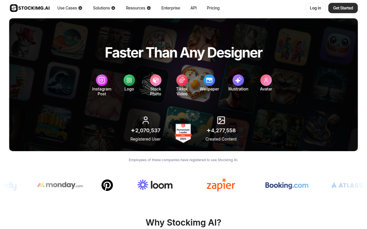 Screenshot of Stockimg AI Review: AI-Powered Design for Everyone