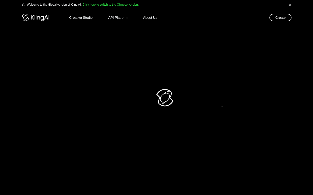 Screenshot of Kling AI: Unleash Your Creativity with AI Image & Video Generation