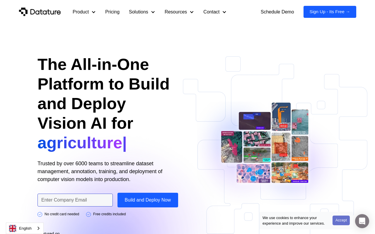 Screenshot of Datature: Streamlining AI Vision Development