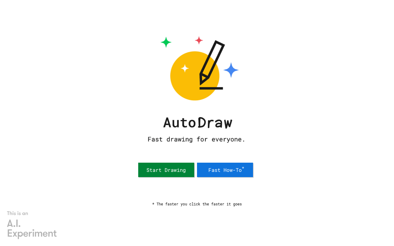 Screenshot of AutoDraw: AI-Powered Drawing Made Easy