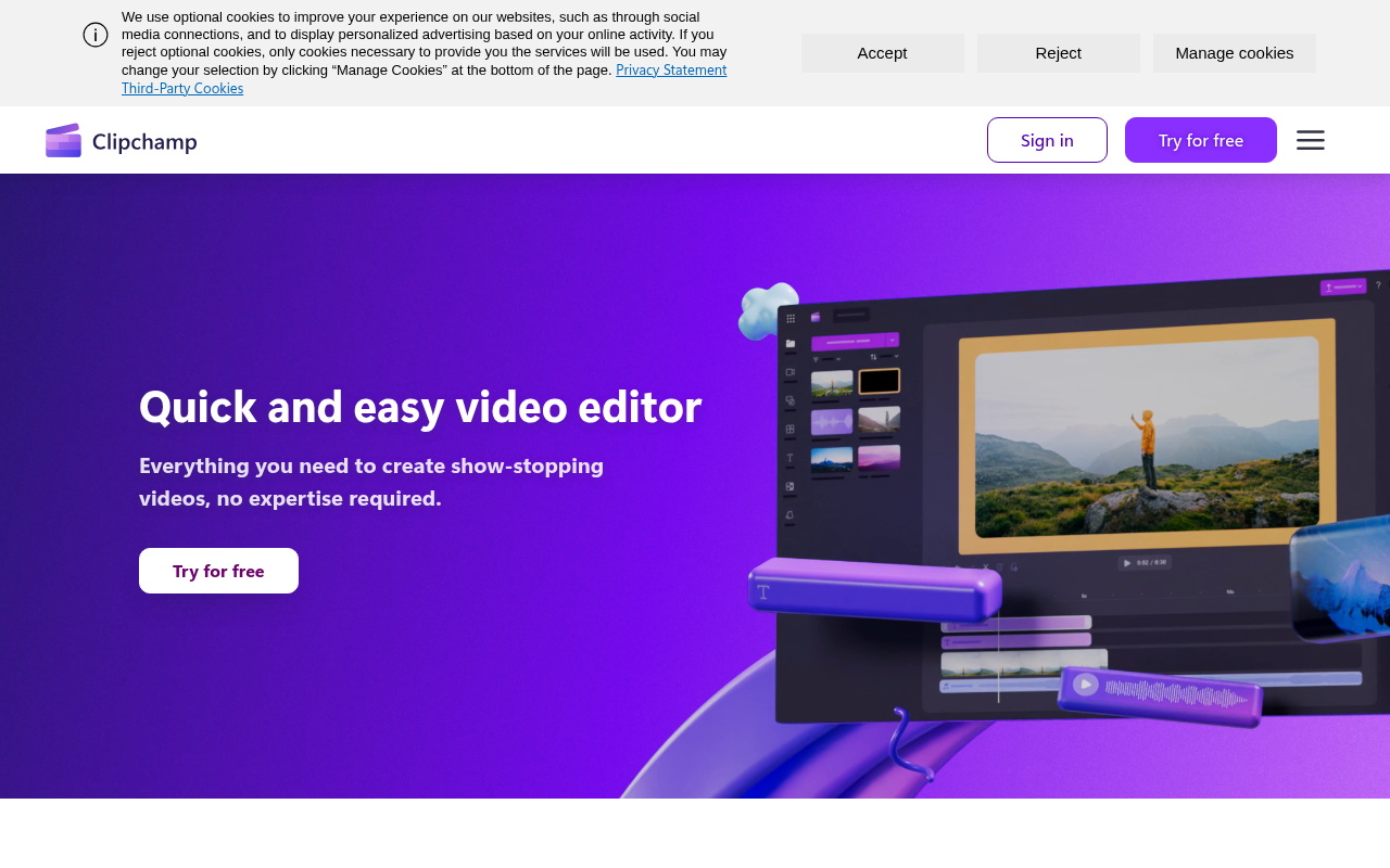Screenshot of Clipchamp Review: Effortless Video Editing for Everyone