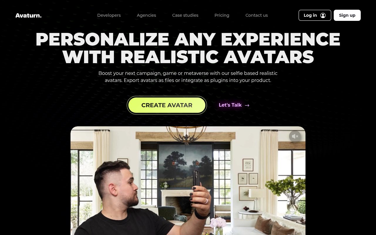 Screenshot of Avaturn: Your AI-Powered 3D Avatar Creator