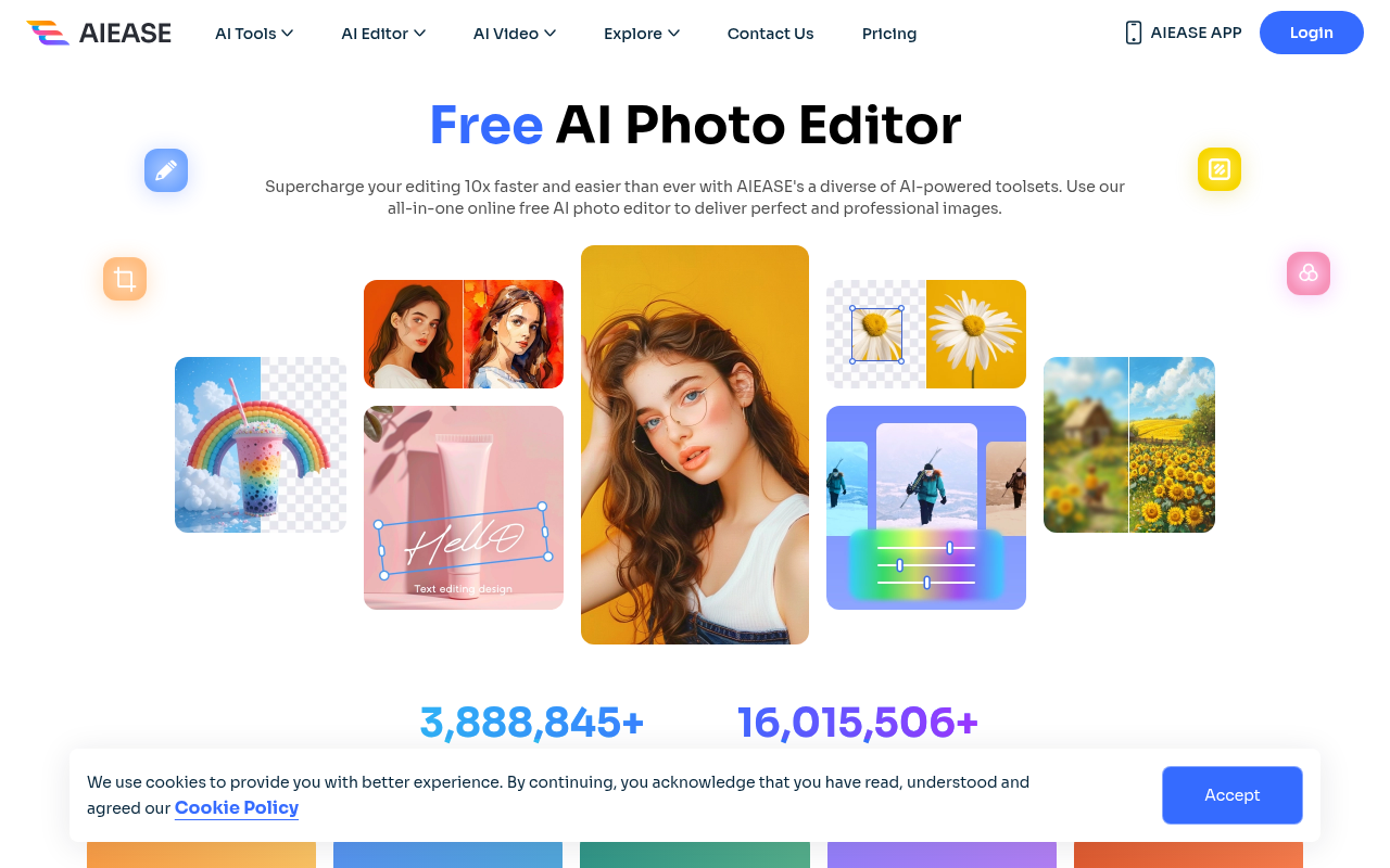 Screenshot of AI Ease Review: Free AI Photo Editing for Everyone