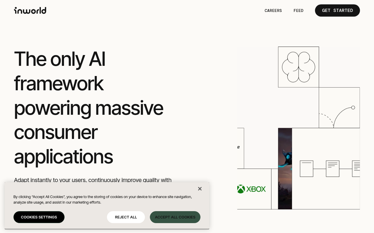 Screenshot of Inworld AI: Create Immersive Game Worlds with AI Characters