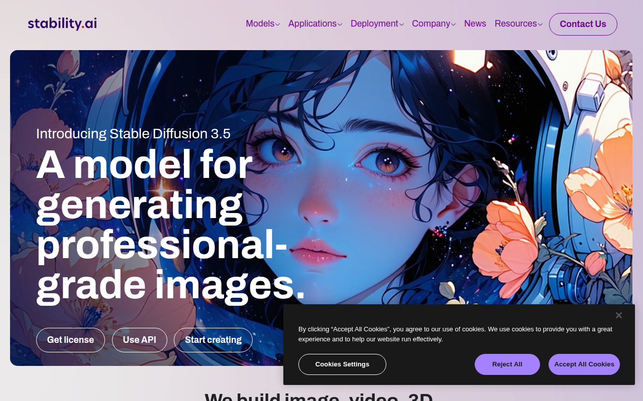 Screenshot of Stability AI: Powerhouse of Open Source Generative AI