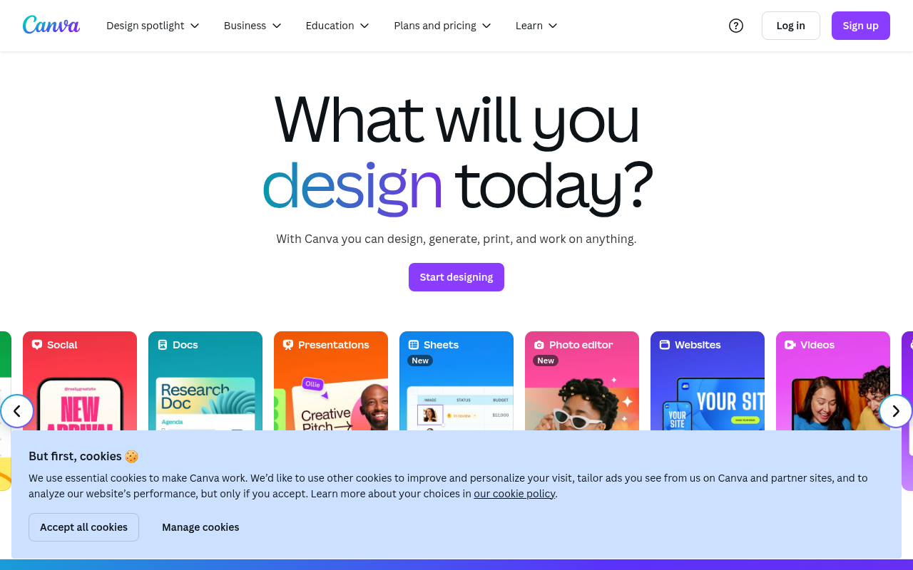 Screenshot of Canva AI Review: Design Made Easy for Everyone
